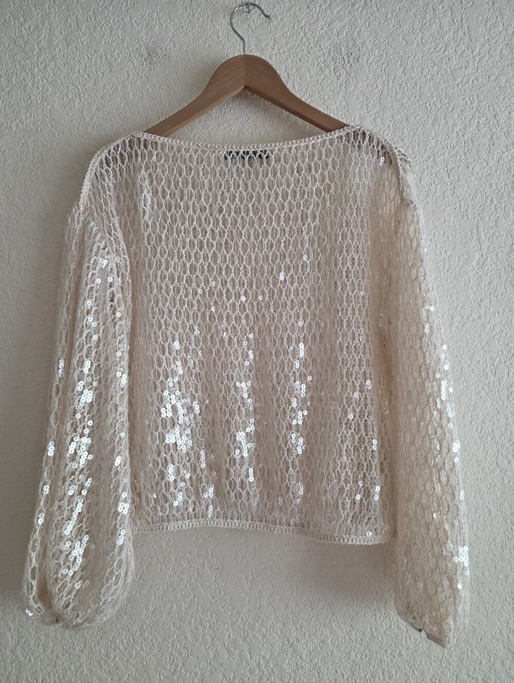 ZARA SEQUIN TOP Size M - Picture 14 of 16